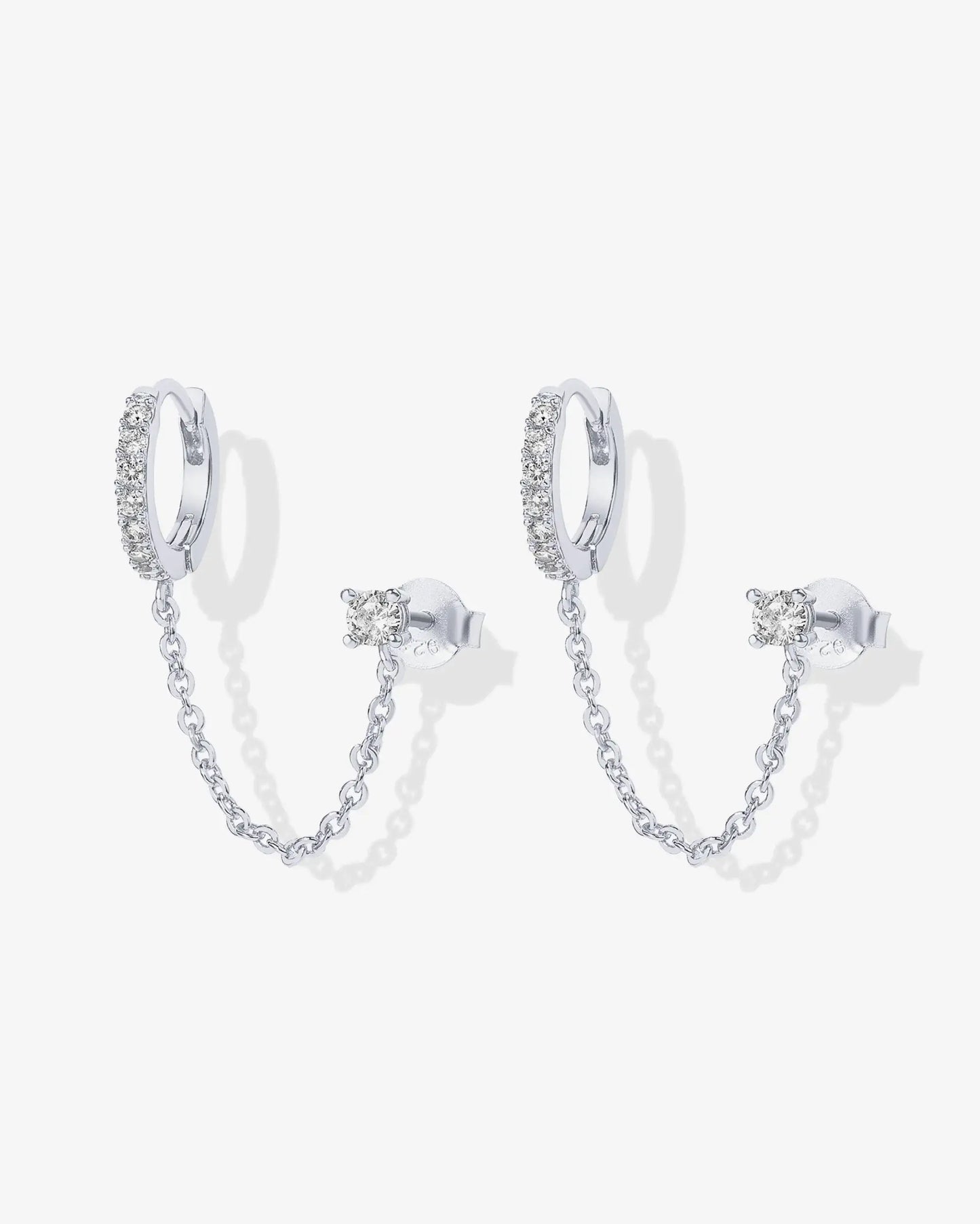 Double Chain Earrings Set