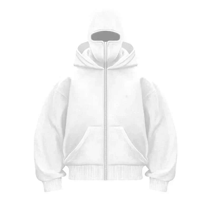 Masked Zipped Hoodie