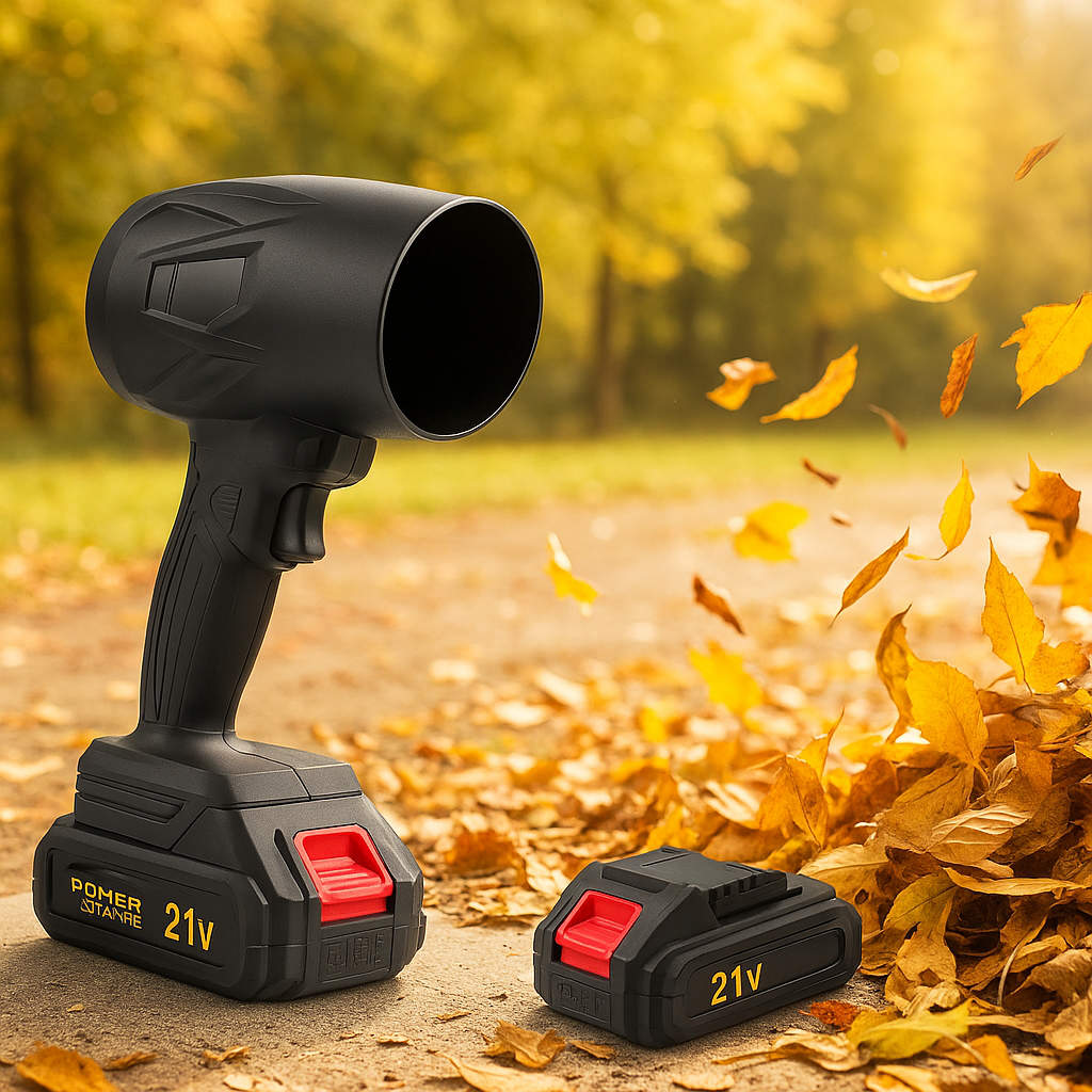 Souffleur sans fil pour un nettoyage rapide des feuilles et de la saleté