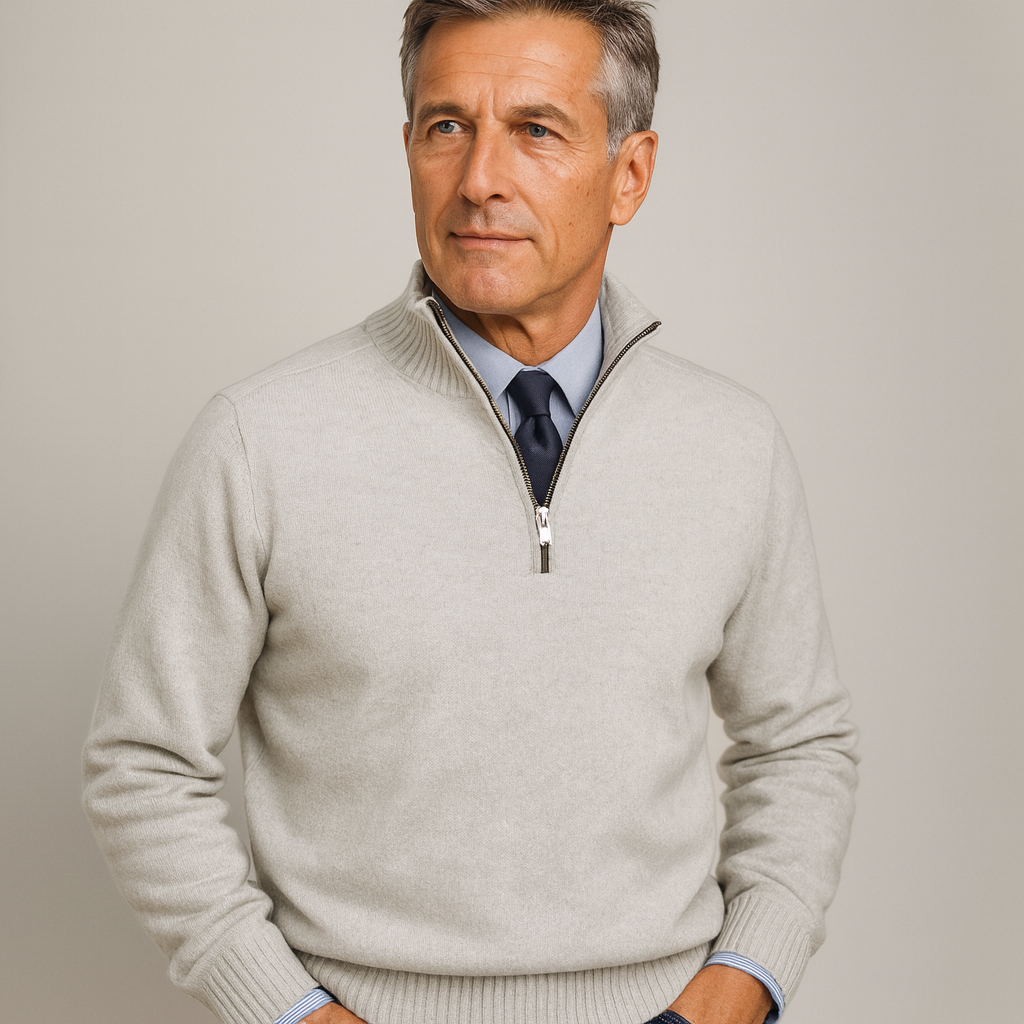 Classic Warm Zip Sweater