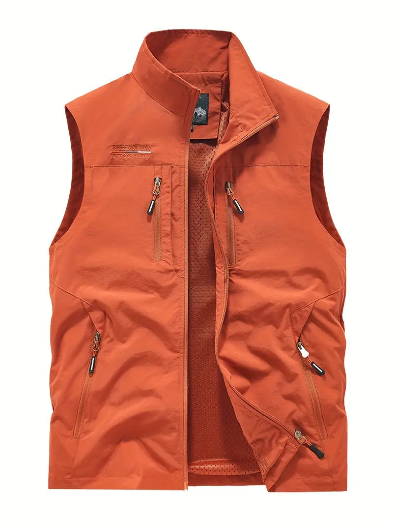 Breathable Cargo Vest with Pockets