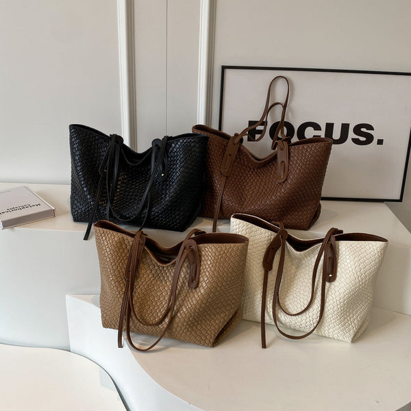 Stylish Weave Tote Bag