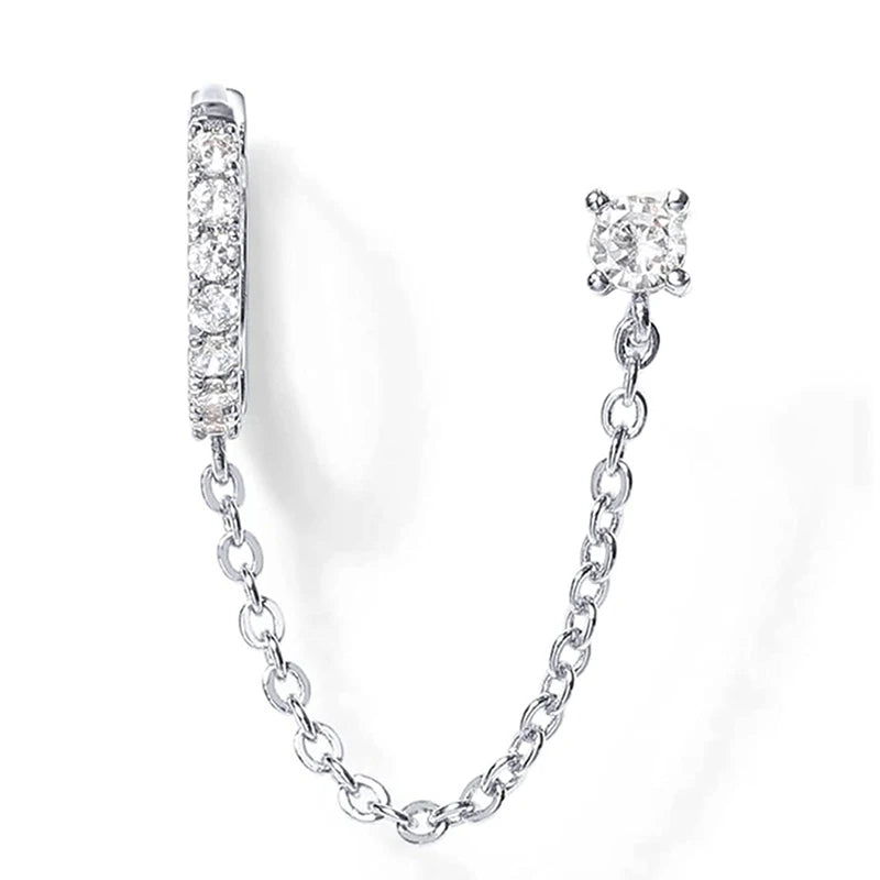 Double Chain Earrings Set