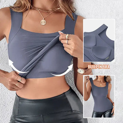 Sculpt Tank with Built-In Bra