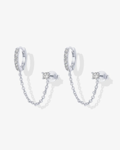 Double Chain Earrings Set