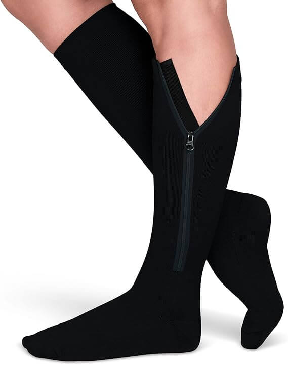 Compression Socks with Zipper