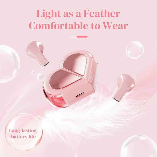 Heart-Shaped Earbuds
