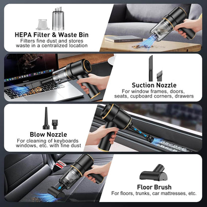 Powerful Handheld Vacuum Cleaner