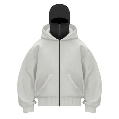 Masked Zipped Hoodie