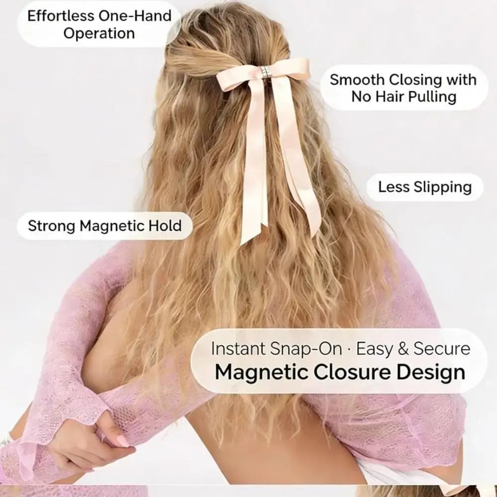 Magnetic Bow Hair Clip