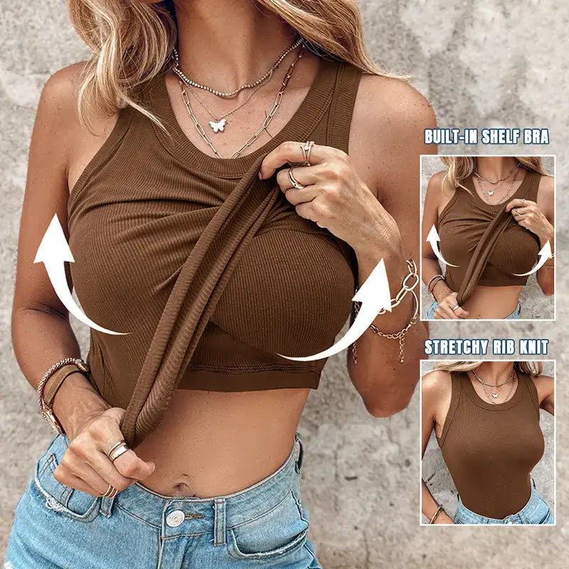 Built-in Bra Tank Top