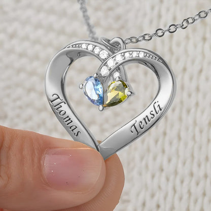Collier Personnalisé Coeur d'Éclats