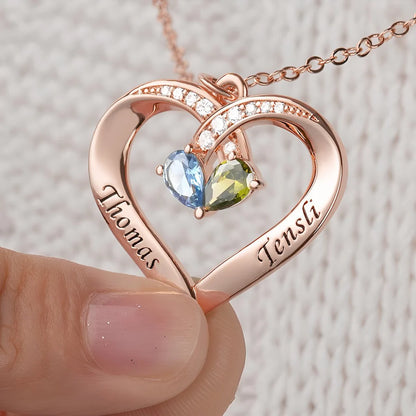 Collier Personnalisé Coeur d'Éclats