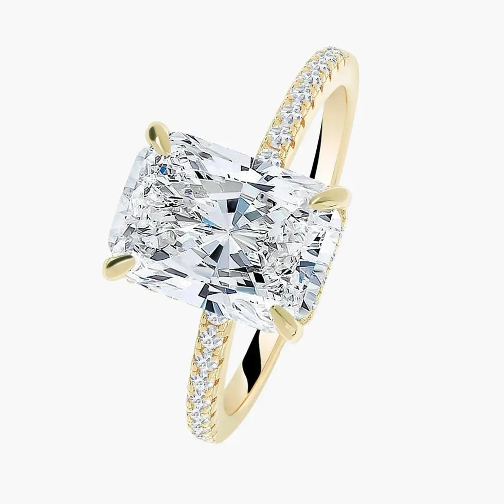 BAGUETTE ÉLITAIRE MOISSANITE RING