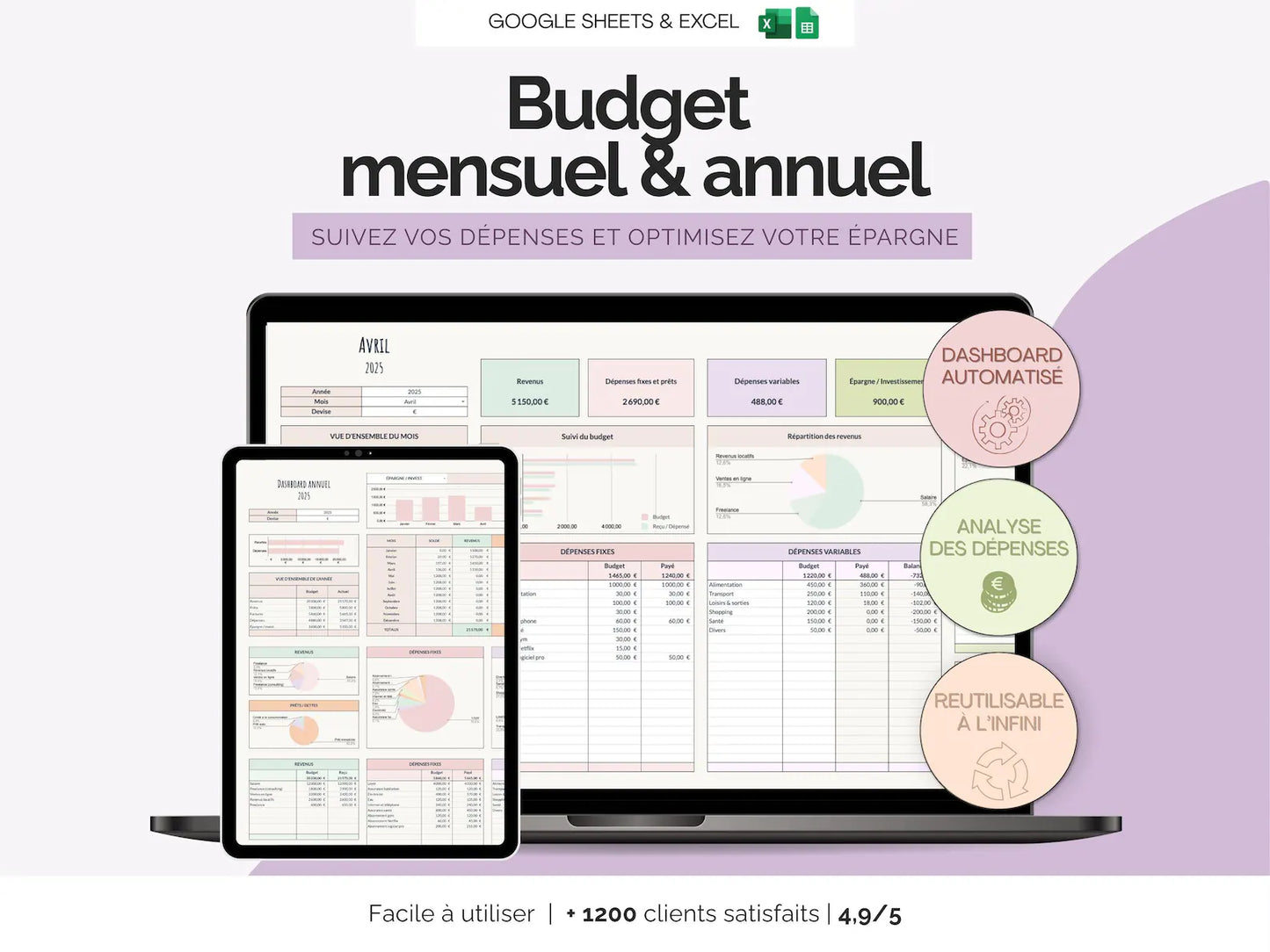 Suivi du Budget Mensuel & Annuel