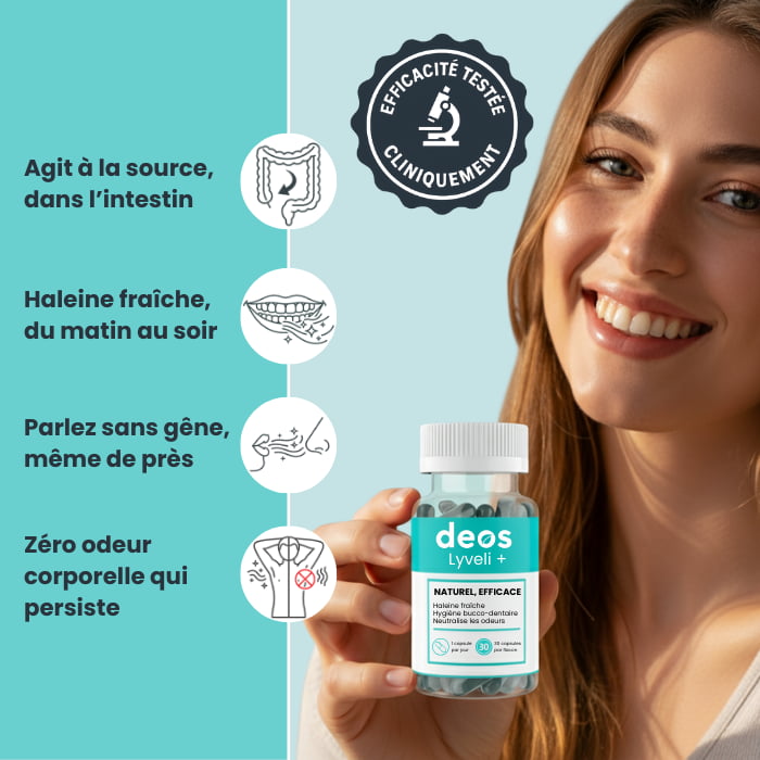 Gélule Complément anti-odeur