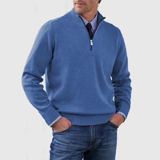 Classic Warm Zip Sweater