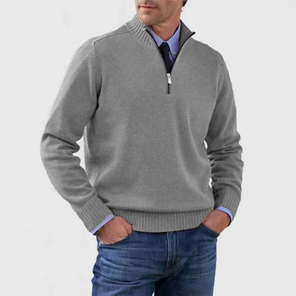 Classic Warm Zip Sweater