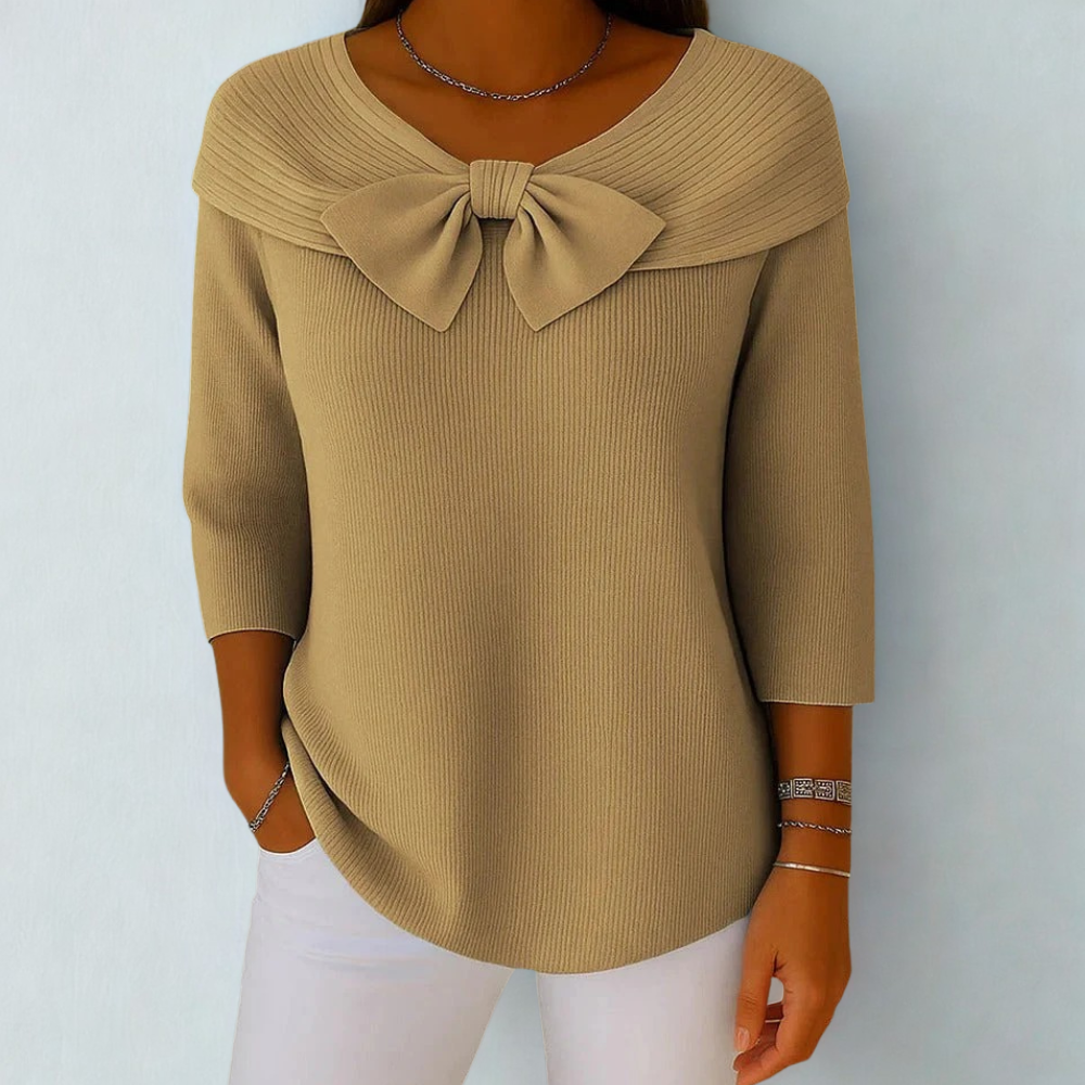 Elegant Bow Sweater