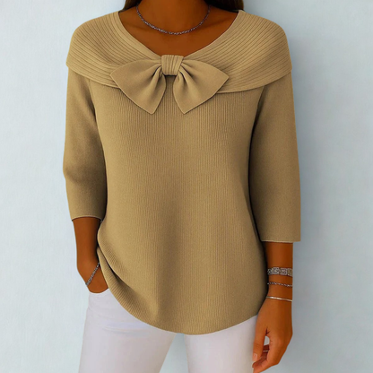Elegant Bow Sweater