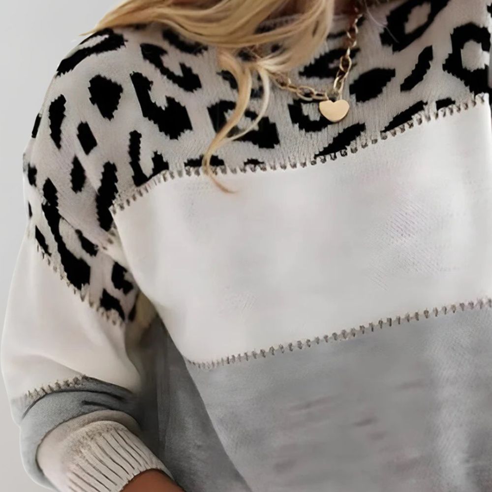 Chic Leopard Sweater