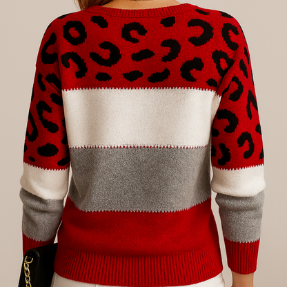 Chic Leopard Sweater