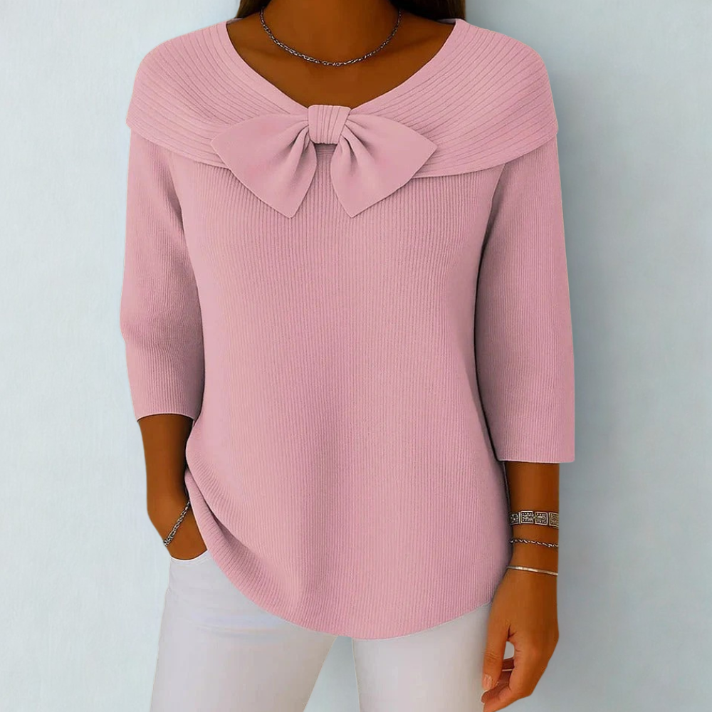 Elegant Bow Sweater