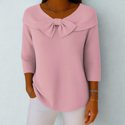 Elegant Bow Sweater