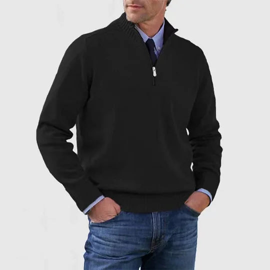 Classic Warm Zip Sweater