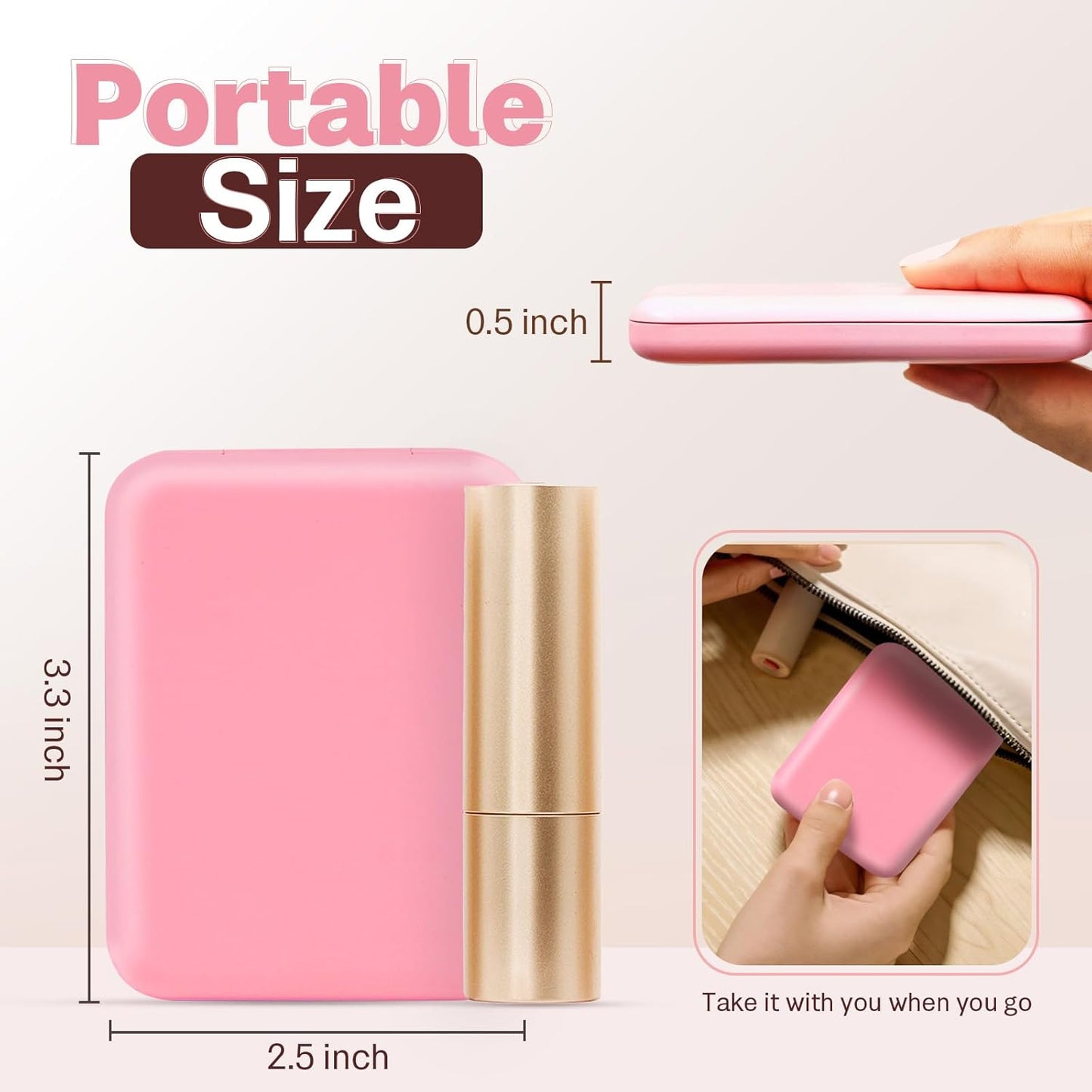 Portable LED Makeup Mirror