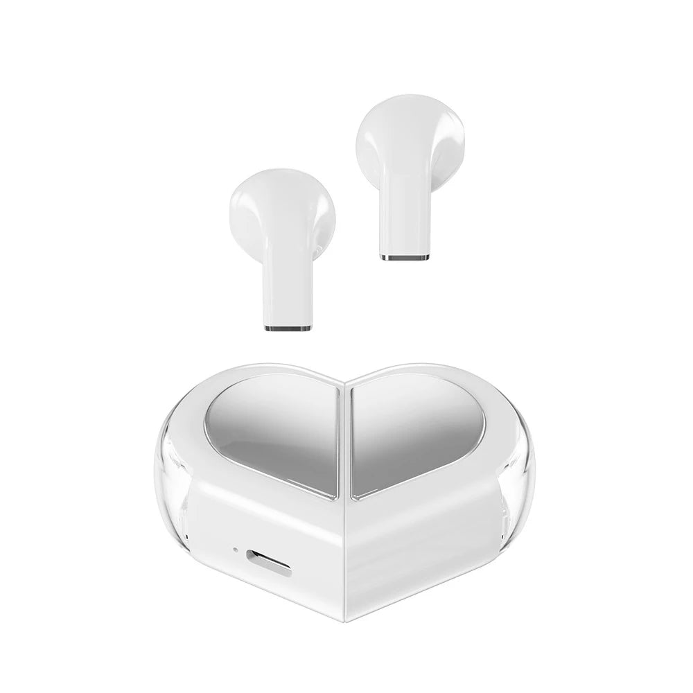 Heart-Shaped Earbuds