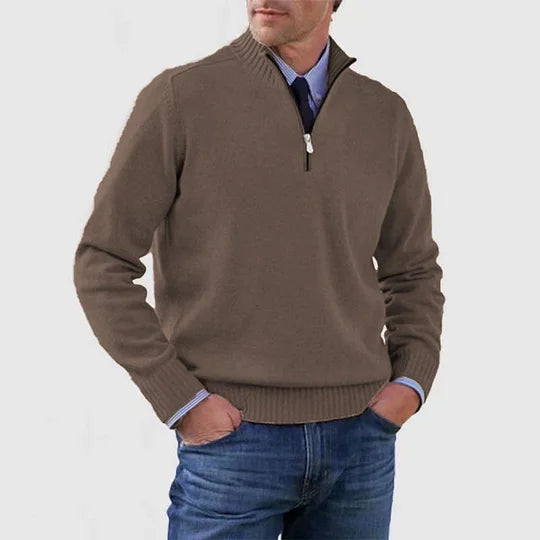 Classic Warm Zip Sweater