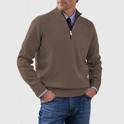 Classic Warm Zip Sweater