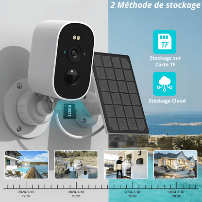 Caméra Wifi Solaire 1080P