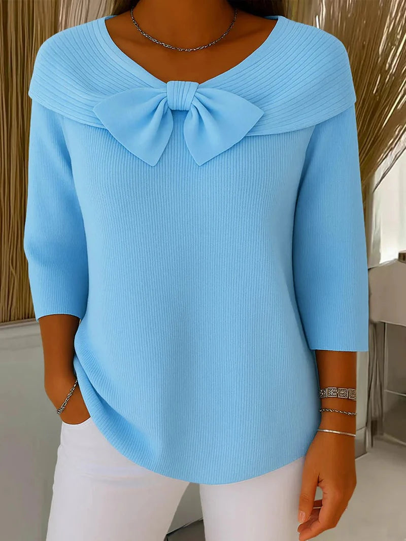 Elegant Bow Sweater