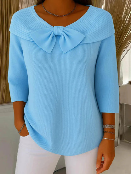 Elegant Bow Sweater