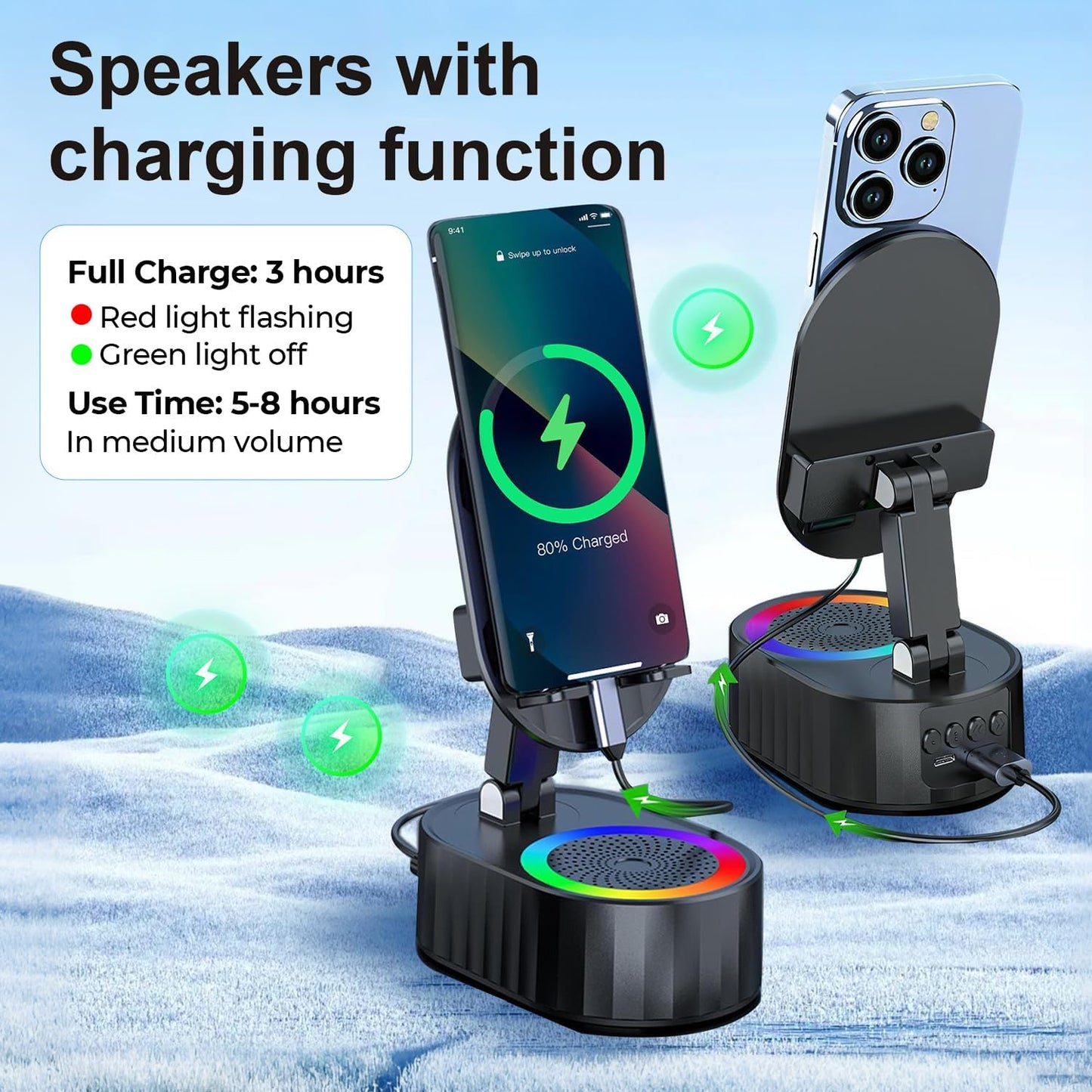 Wireless Sound Hub with Light