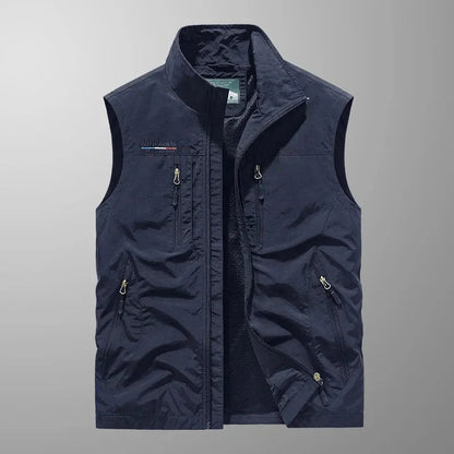 Breathable Cargo Vest with Pockets
