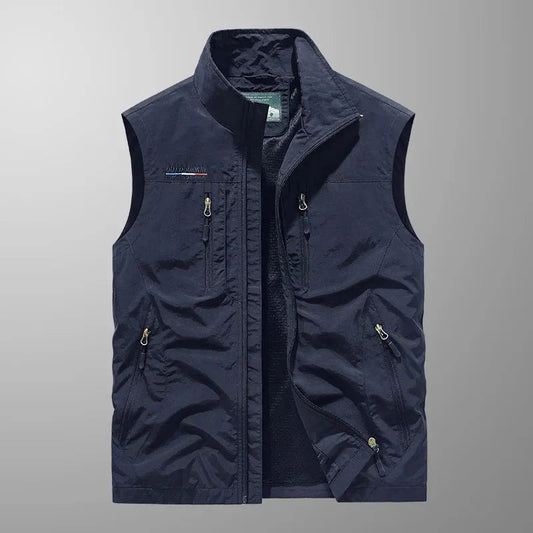 Breathable Cargo Vest with Pockets