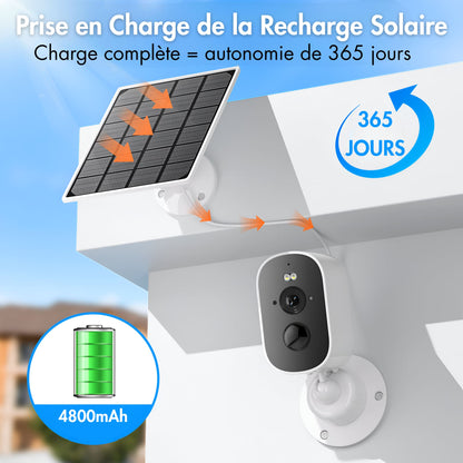 Caméra Wifi Solaire 1080P