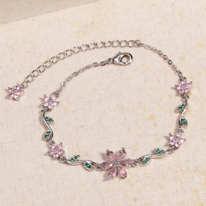 Crystal Petals Bracelet