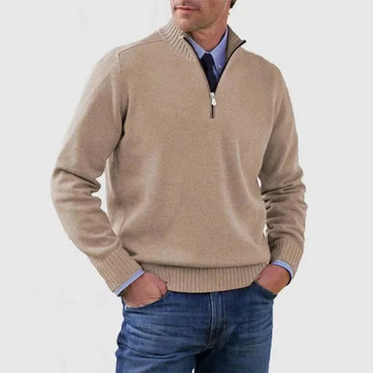 Classic Warm Zip Sweater