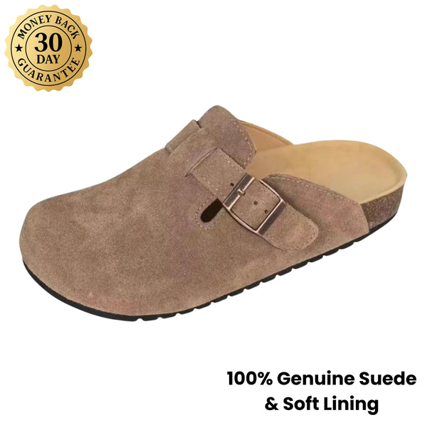 CloudSteps Suede Clogs