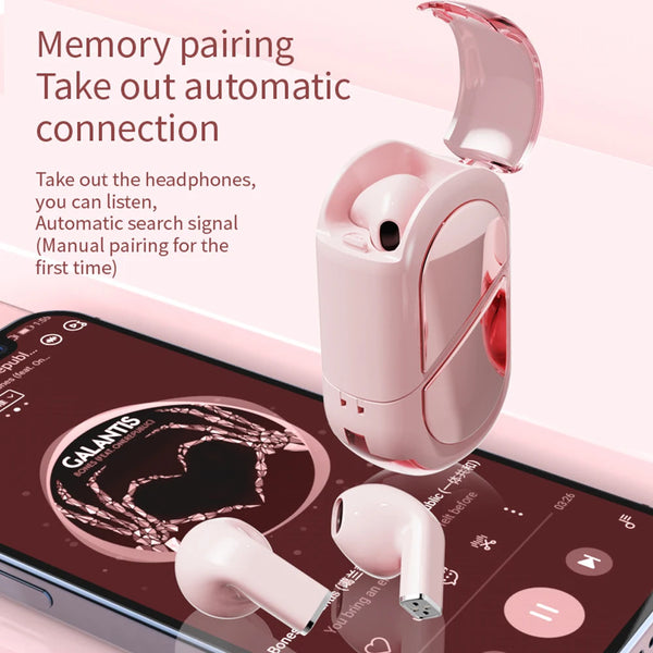 Heart-Shaped Earbuds
