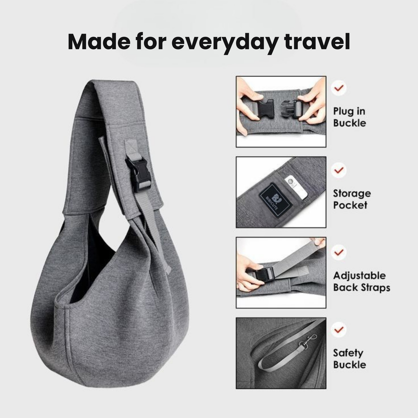 Comfy Dog Travel Sling