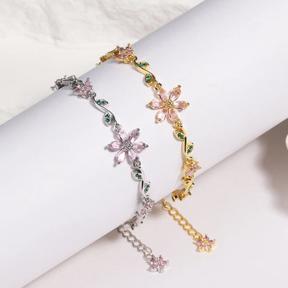 Crystal Petals Bracelet