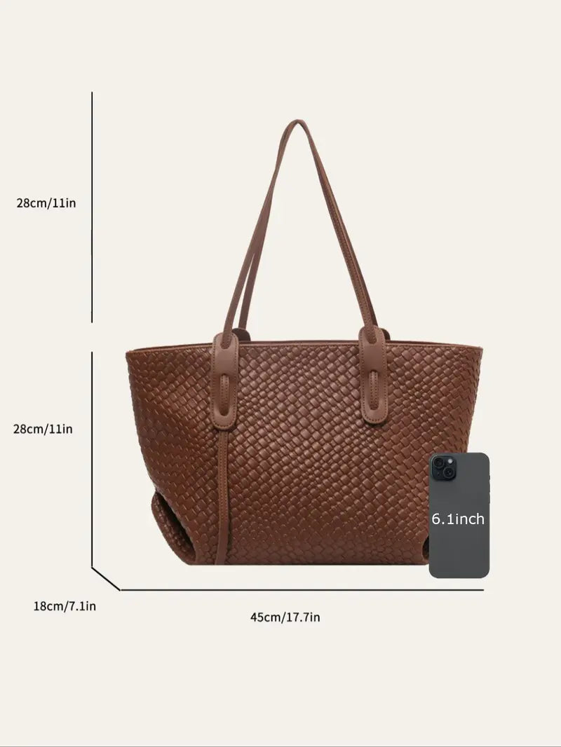 Stylish Weave Tote Bag
