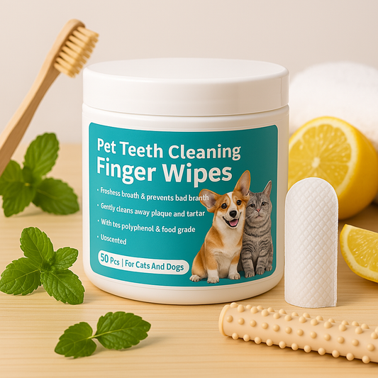 Pet Dental Finger Wipes