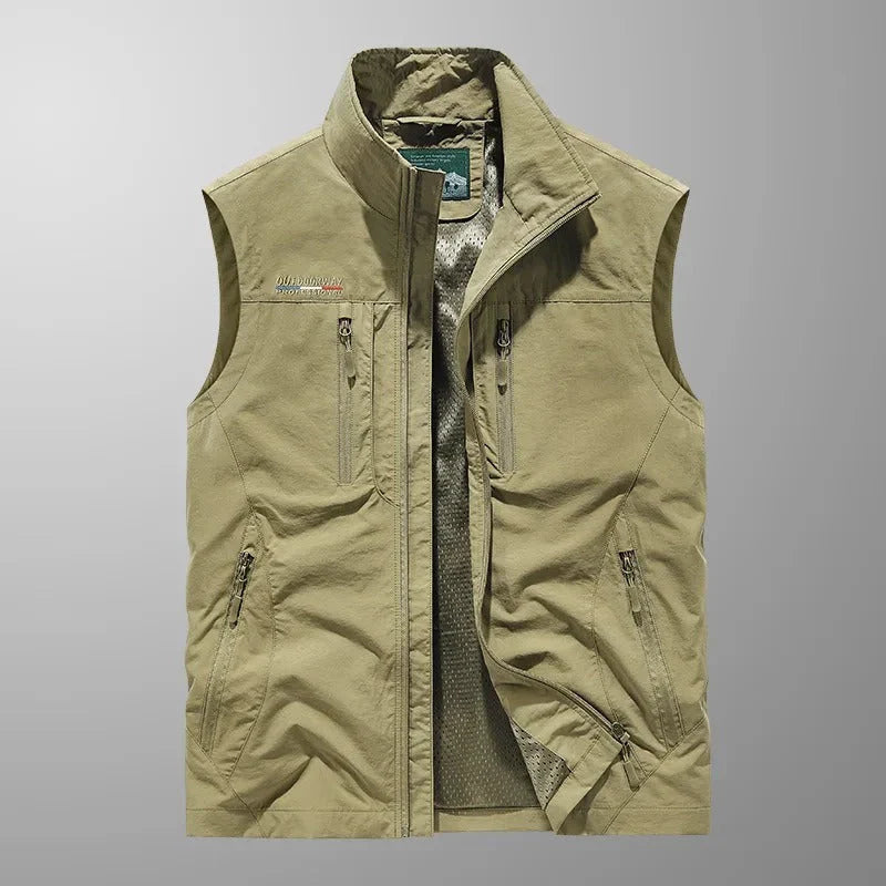 Breathable Cargo Vest with Pockets