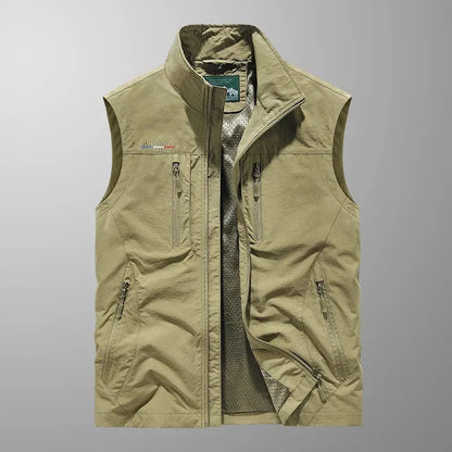 Breathable Cargo Vest with Pockets